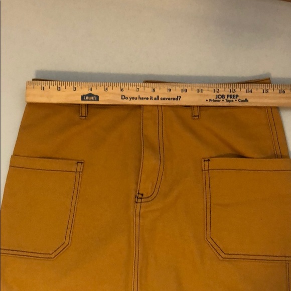 Forever 21 Large mustard yellow mini skirt - Picture 6 of 6